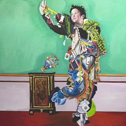 'Liminal Chinoiserie' Painting by Quilla Constance, Oils on Canvas, 2023