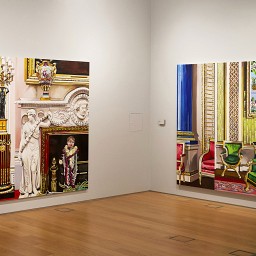 Quilla Constance Paintings 'Fire Boy' and 'Transcend' on view at The Higgins Bedford, Sir William Harpur Gallery
