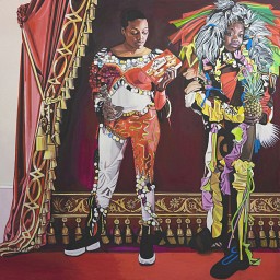 'Sista Signifier' Painting by Quilla Constance, Oils on Canvas (200cm X 200cm) 2023